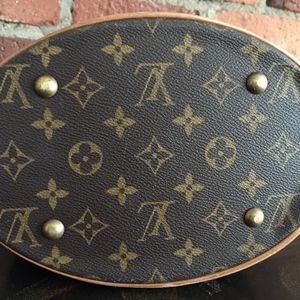 Louis Vuitton small bucket bag - authentic; great bag; always in style